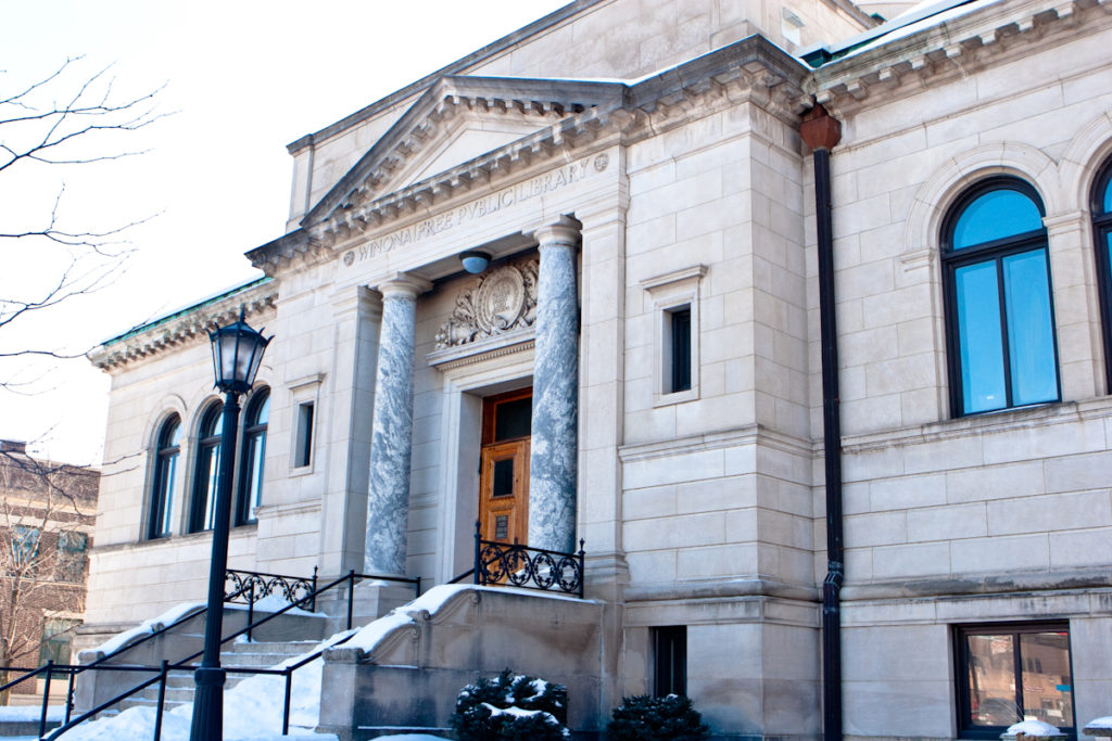 Winona-Public-Library-Exterior-Winona-Historic-Building