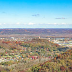 bluffs, winona, overview, aerial