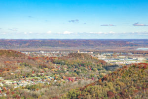 bluffs, winona, overview, aerial