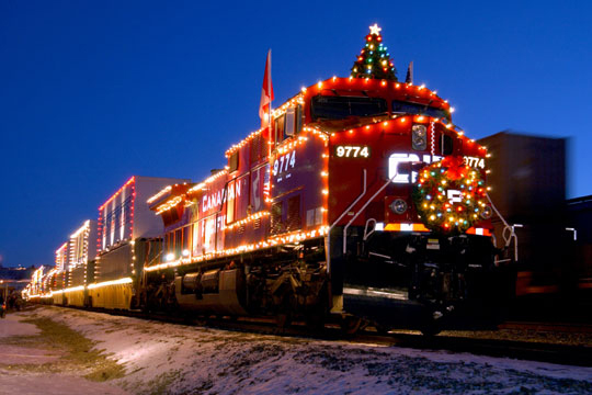 Canadian Pacific Holiday Train Amtrak Depot Winona MN Southeastern MN