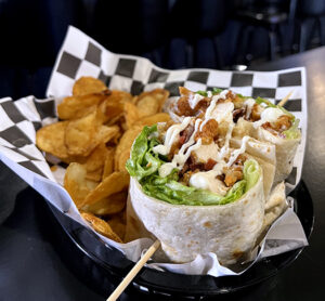 Chicken Wrap at 2 Brothers Sports Bar + Grill in downtown Winona, Minnesota.