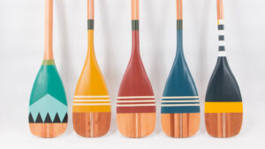 Visit Winona Sanborn Canoe Co Mini Painted Artisan Paddles