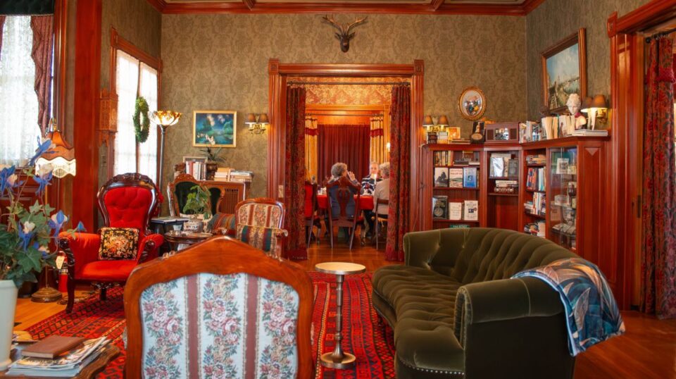 alexander mansion la living room library dining