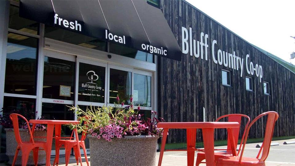 bluff country coop exterior