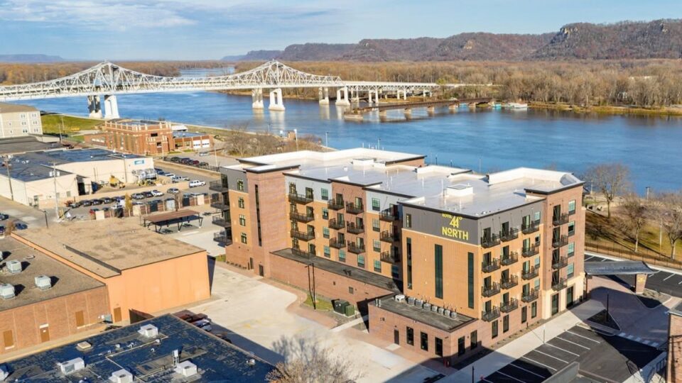 hotel 44 north aerial shot from facebook
