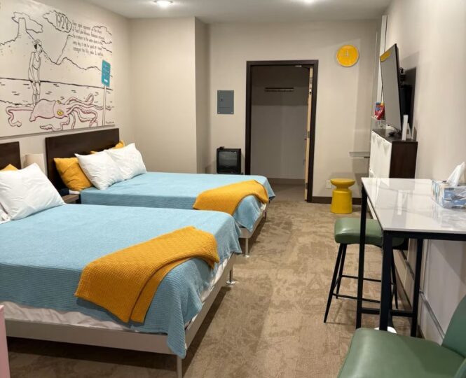 video vision airbnb bedroom